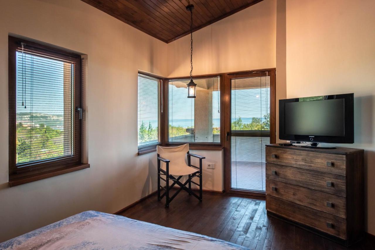 Villa Cook With Sea View - Heated Pool - At Balchik Ngoại thất bức ảnh